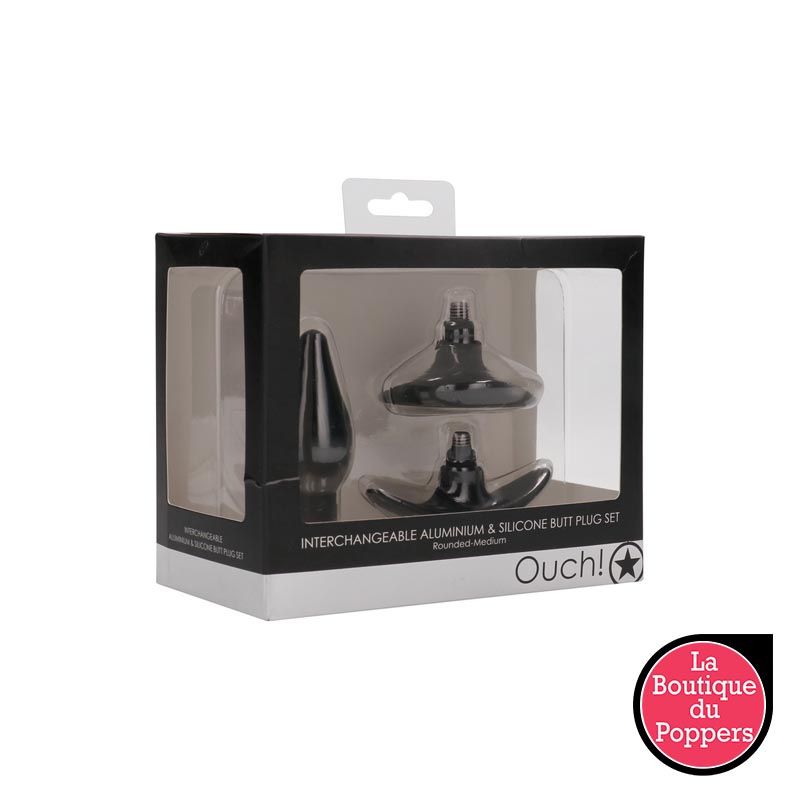 Set de plug interchangeables - Rounded - Medium - Ouch!