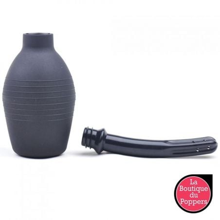 Poire de lavement Douche Anale II Noire - Insertion 12 x 2cm