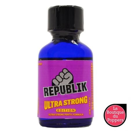 Poppers Republik Ultra Strong Edition 24ml Pentyl pas cher