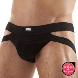 Jockstrap Swim Anton Noir pas cher