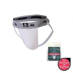 Jockstrap Original Waist 2 Band Blanc pas cher