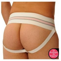 Jockstrap Fist Large Bande Blanc