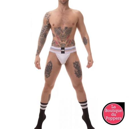 Jockstrap Proud Boy Blanc Barcode