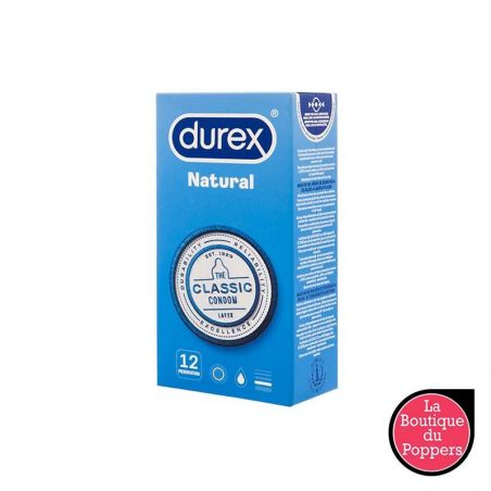 Préservatifs Durex naturel x12