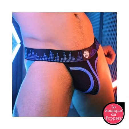 Jockstrap Equalizer Noir-Bleu pas cher