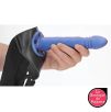 Gode ceinture Twisted Hollow Strap-On Bleu 20x4cm Ouch