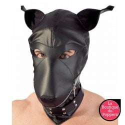 Cagoule Dog Fetish Simili noir pas cher