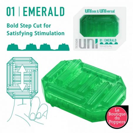 Gaine de masturbation Uni 01 Emerald