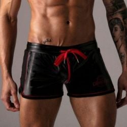 Short 2 Way Zipper Noir-Rouge Locker Gear