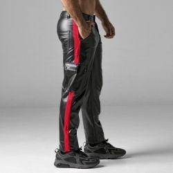 Pantalon MASSIVE RUDE Noir-Rouge Locker Gear