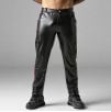 Pantalon MASSIVE RUDE Noir-Rouge