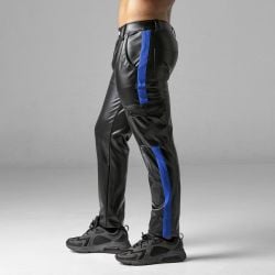 Pantalon MASSIVE RUDE Noir-Bleu