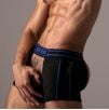 Boxer Bottomless WATCH IT HARD Noir-Bleu