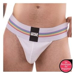 Thong Proud Boy Blanc Barcode