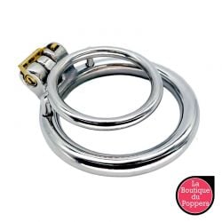 Double Anneau pénien en métal Duo Rings 37mm pas cher