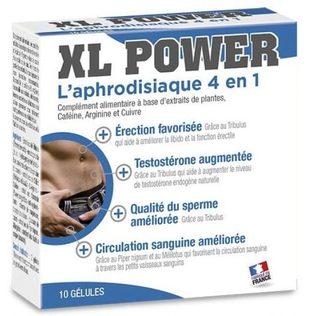 Stimulant Erection XL Power 10 gélules pas cher