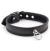 Collier O Ring Simili Noir