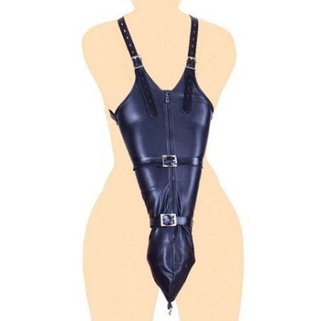 Camisole Strict Leather Zipper pas cher