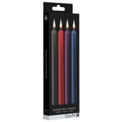 Lot de 4 bougies SM Teasing Wax Multicolore