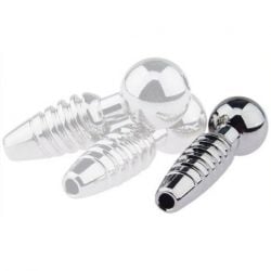 Plug pénis percé Screw 2.5cm - Diamètre 8mm