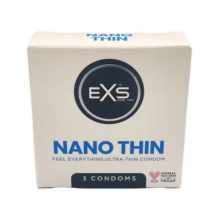 Préservatifs fins Nano Thin x3 pas cher