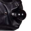 Cagoule avec Masque et Bâillon Blind Mask Gag Noire