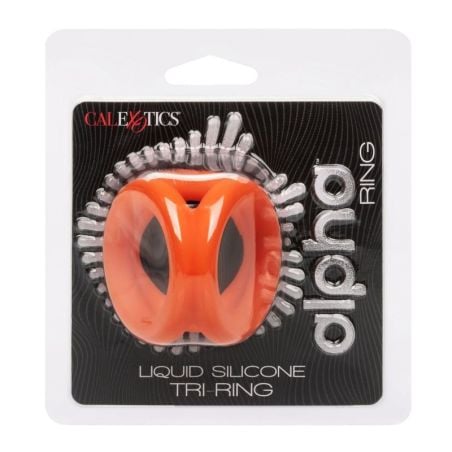 Ballstretcher en silicone Alpha Tri-Ring 38 mm Orange