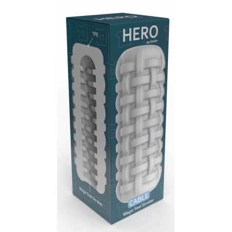 Masturbateur Hero Cable Blanc