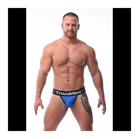 Jockstrap Bleu TitanMen pas cher