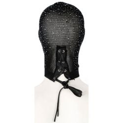 Cagoule en Résille avec Strass Diamands