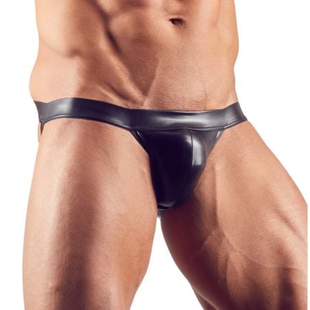 Jockstrap MUNIX Imitation Vinyle Noir pas cher