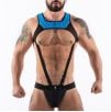 Ensemble Jock et Harnais Tauro Noir-Bleu