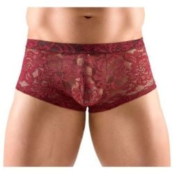 Boxer Flino Bordeaux - Taille : S pas cher