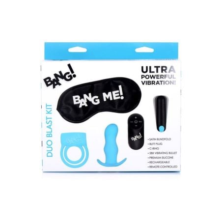 Kit Duo Blast - Cockring, Plug, Vibro et Masque