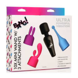 Mini Wand Massager avec 3 Accessoires pas cher