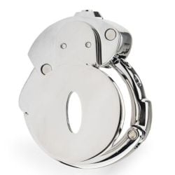 Cage de chasteté Flat Lock 2.5 x 3.2cm pas cher