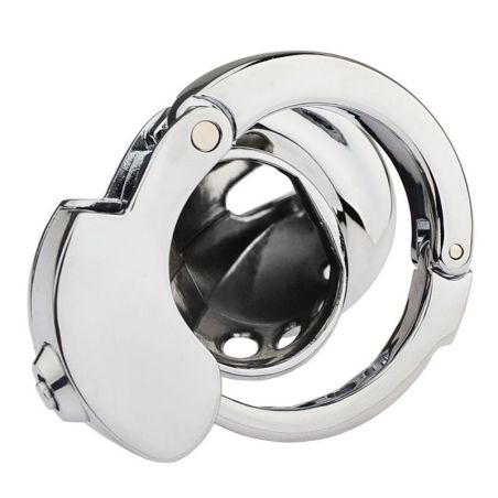 Cage De Chasteté Métal CockLock - Modèle Ajustable 4 X 3,2 Cm - Neuf (SM Fétichisme)