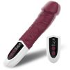 Gode Vibrant Bidick 14 x 3.9cm Bordeaux