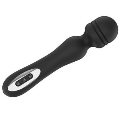 Sextoy wand Genius - Tête 41mm Noir pas cher