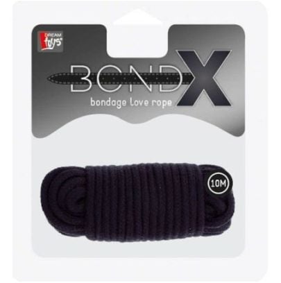 Corde Bondage Fine 10 m Noir