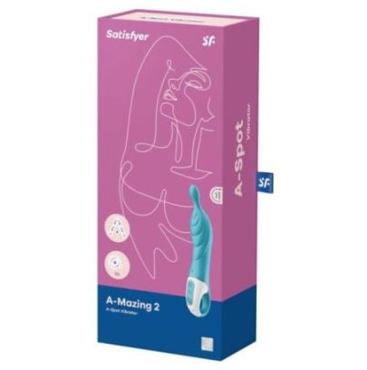 Stimulateur Point G A-mazing 2 Satisfyer Bleu