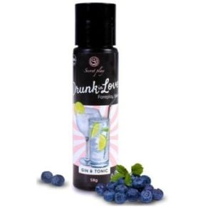 Lubrifiant Comestible Drunk In Love Gin & Tonic 60ml pas cher