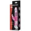 Vibro Rabbit Rotatif Fascination 28cm Rose