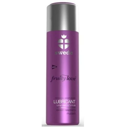 Lubrifiant Aromatisé FRUITY LOVE Framboise Rhubarbe 50 ml pas cher