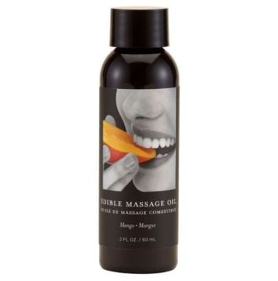 Huile de massage comestible Mangue 60ml pas cher