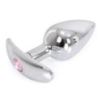 Plug Bijou Anal avec base arrondie Curve 6 x 2.8 cm - Bijou Rose