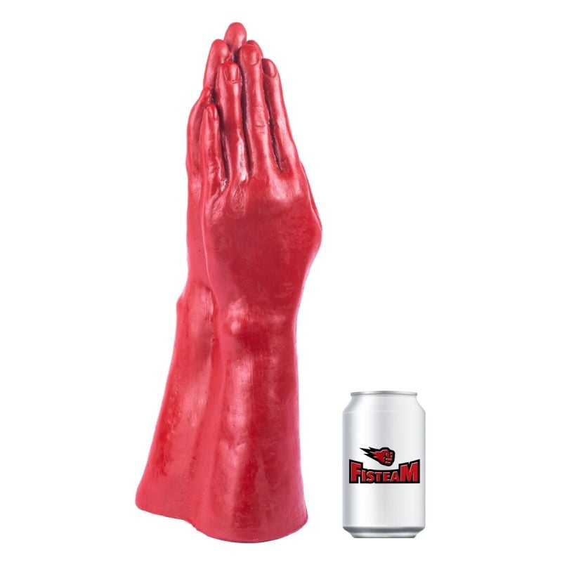 PRAY 4 FIST 38 x 14 cm Rouge