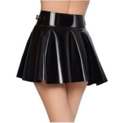 Jupe Vinyl Skirt Noire