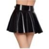 Jupe Vinyl Skirt Noire