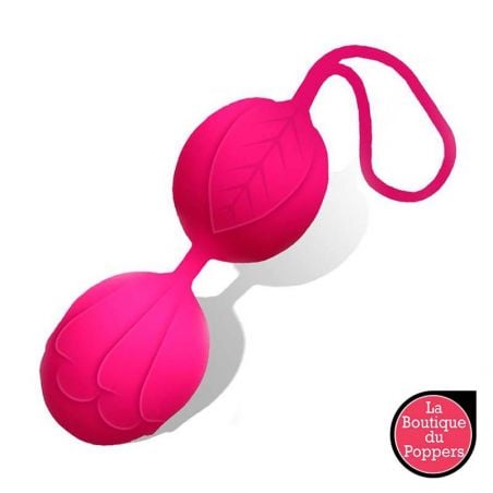 Boules Geisha 9 x 3.5cm - Poids 70gr Rose pas cher